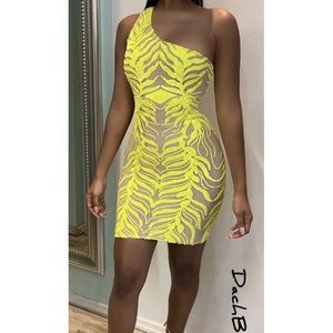 Canary Yellow Party Dress